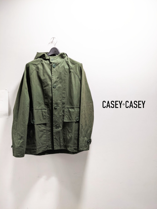 美品 CASEY CASEY STAND PARKA オイルドコットンジャケット-